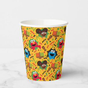 Gobelets En Papier Sesame Street Kwanzaa Motif