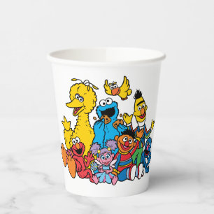 Gobelets En Papier Sesame Street Pals 1er anniversaire