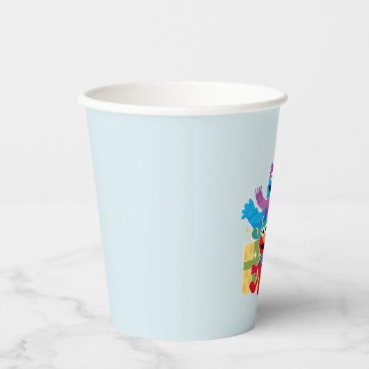 Gobelets En Papier Sesame Street Pals and Presents (Recto)