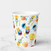 Gobelets En Papier Sesame Street Pals Confetti Anniversaire (Droite)