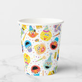 Gobelets En Papier Sesame Street Pals Confetti Anniversaire (Recto)