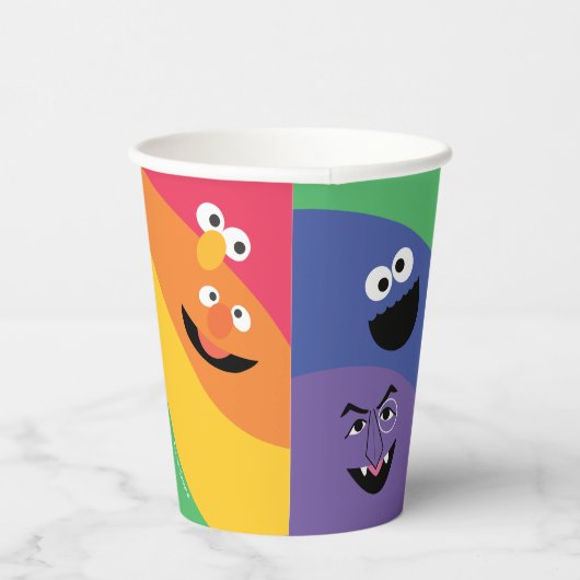Gobelets En Papier Sesame Street Pals Rainbow Paper cup (Droite)