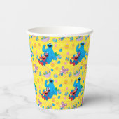 Gobelets En Papier Sesame Street Pâques Motif de panier (Verso)