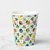 Gobelets En Papier Sesame Street St. Patrick's Day Motif (Recto)