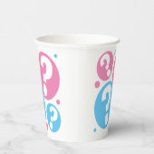 Gobelets En Papier Sexe révéler baby shower garçon fille point d'inte (Droite)