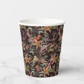 Gobelets En Papier Shabby Sea Life Pattern (Recto)