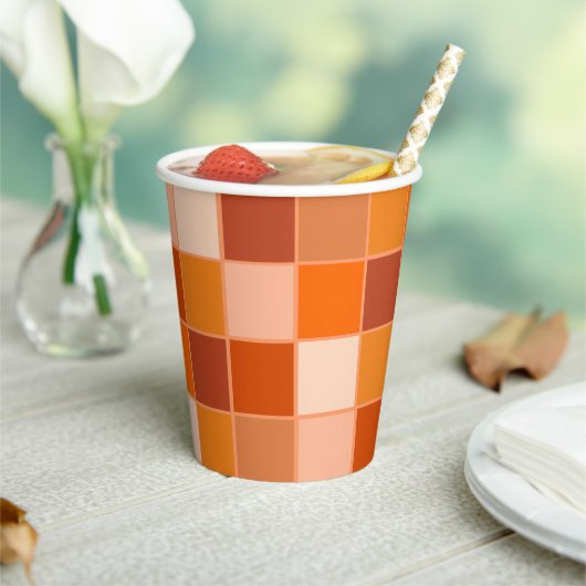 Gobelets En Papier Shades of Orange (Insitu)