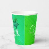 Gobelets En Papier Shamrock de fermeture à quatre feuilles de bonne c (Droite)