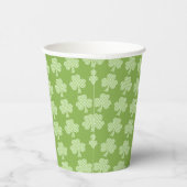 Gobelets En Papier Shamrock de verdure Clover Pois Patrick's Day (Droite)
