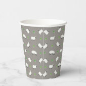 Gobelets En Papier Shamrock irlandais et Motif mouton (Droite)