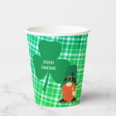 Gobelets En Papier Shamrock irlandais St Patrick's (Recto)
