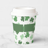 Gobelets En Papier Shamrock vert motif St. Patrick's (Droite)
