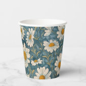 Gobelets En Papier Shasta Daisy (Recto)
