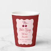 Gobelets En Papier She is tying the knot Bridal Shower (Recto)