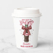 Gobelets En Papier She’s Ready to Pop Cola Bottle Baby Shower (Verso)