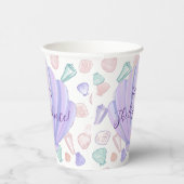 Gobelets En Papier Shell Game Pastel Seashell fête d'anniversaire (Droite)