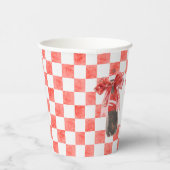 Gobelets En Papier She's Ready to Pop Baby Shower (Droite)