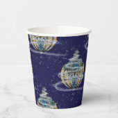 Gobelets En Papier Shimmery Ornament (Gauche)