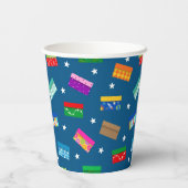 Gobelets En Papier Shobox Star Paper Cup - Bleu (Verso)