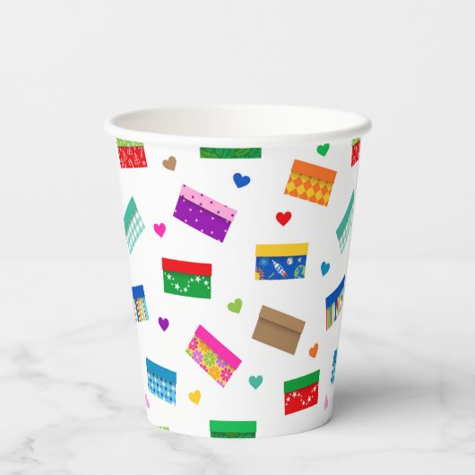 Gobelets En Papier Shoebox Love Paper Cup - Blanc (Verso)