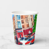 Gobelets En Papier Shopping de Noël (Verso)