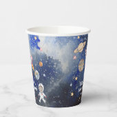 Gobelets En Papier Shower Baby Boy Rocket Planets (Gauche)