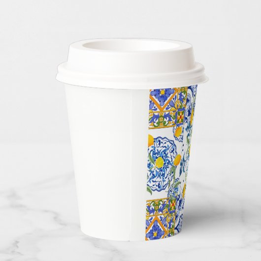 Gobelets En Papier Sicilian style,summer art       (Droite)