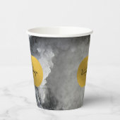 Gobelets En Papier Signature Black Gold Foil Sea Crystals (Gauche)