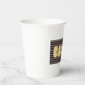 Gobelets En Papier Signe Casino avec lettres de points Neon Polka (Droite)