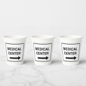 GOBELETS EN PAPIER SIGNE MÉDICALE