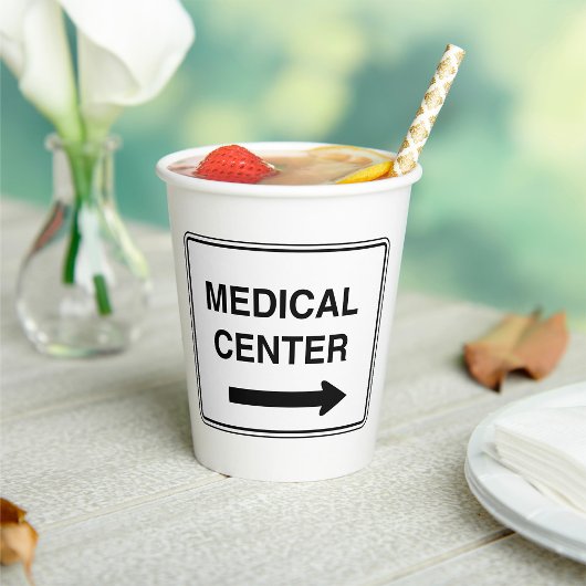 GOBELETS EN PAPIER SIGNE MÉDICALE