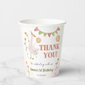 Gobelets En Papier Silly Goose 1er anniversaire (Recto)