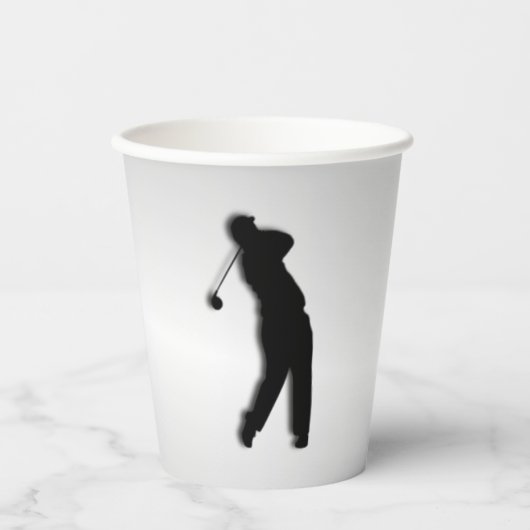 Gobelets En Papier Silver Golf Design Paper Cup (Recto)