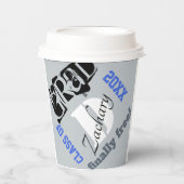 Gobelets En Papier Silver Grad Classe de NOM (Recto)