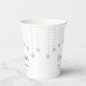 Gobelets En Papier Simple Elegant Twinkle Little Stars Baby shower (Droite)