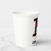 Gobelets En Papier Simple Elmo 1er anniversaire (Droite)