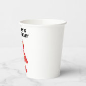 Gobelets En Papier Simple Elmo 1er anniversaire (Gauche)