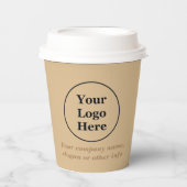 Gobelets En Papier Simple et élégant (Recto)