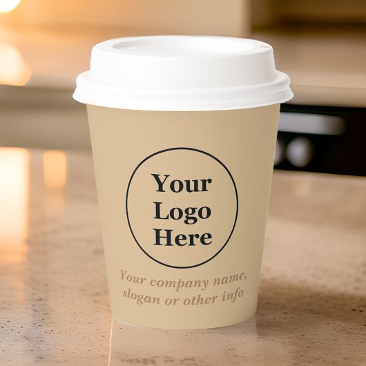 Gobelets En Papier Simple et élégant