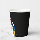 Gobelets En Papier Simple mignon Bowling pour enfants Anniversaire (Gauche)