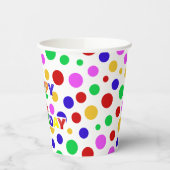 Gobelets En Papier Simple moderne rouge vert Polka dot fête d'anniver (Gauche)