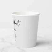 Gobelets En Papier Simple Personnalisez Le Mélange Parfait, Thé/Café (Gauche)