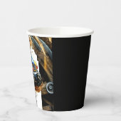 Gobelets En Papier Simple Road Monster Truck Anniversaire (Gauche)