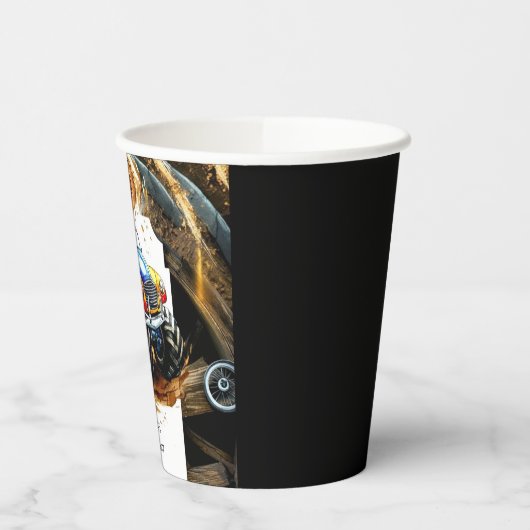 Gobelets En Papier Simple Road Monster Truck Anniversaire (Gauche)