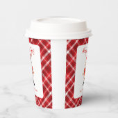 Gobelets En Papier Simple Santa Clause Noël (Gauche)