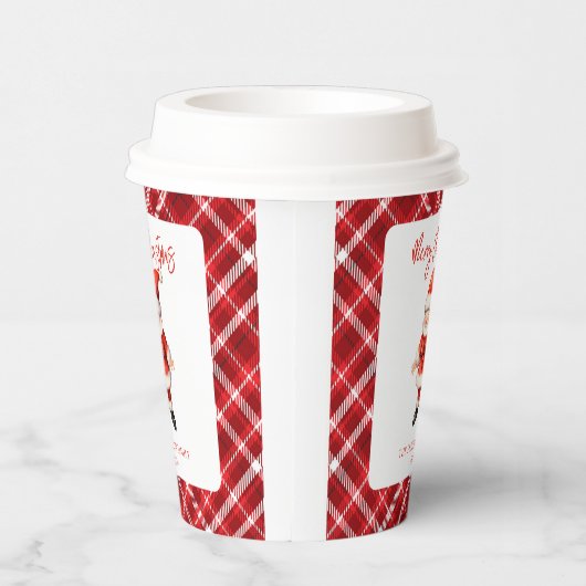 Gobelets En Papier Simple Santa Clause Noël (Droite)