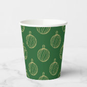 Gobelets En Papier Simply Christmas Collection - Bauble (Gauche)
