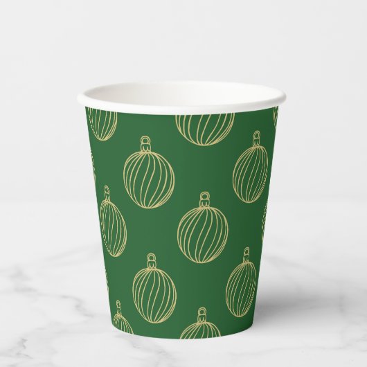 Gobelets En Papier Simply Christmas Collection - Bauble (Recto)