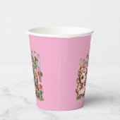 Gobelets En Papier Singe Ballerine (Droite)
