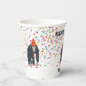 Gobelets En Papier Singe Chimpanzé Fête Animaux Fête Fête (Recto)